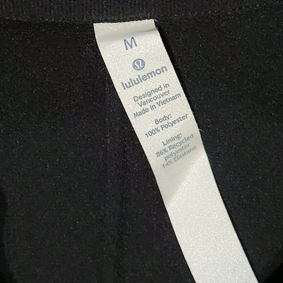 NWT Lululemon Men's Sojourn Windbreaker Jacket Black Medium Water-Repellent - Picture 11 of 12